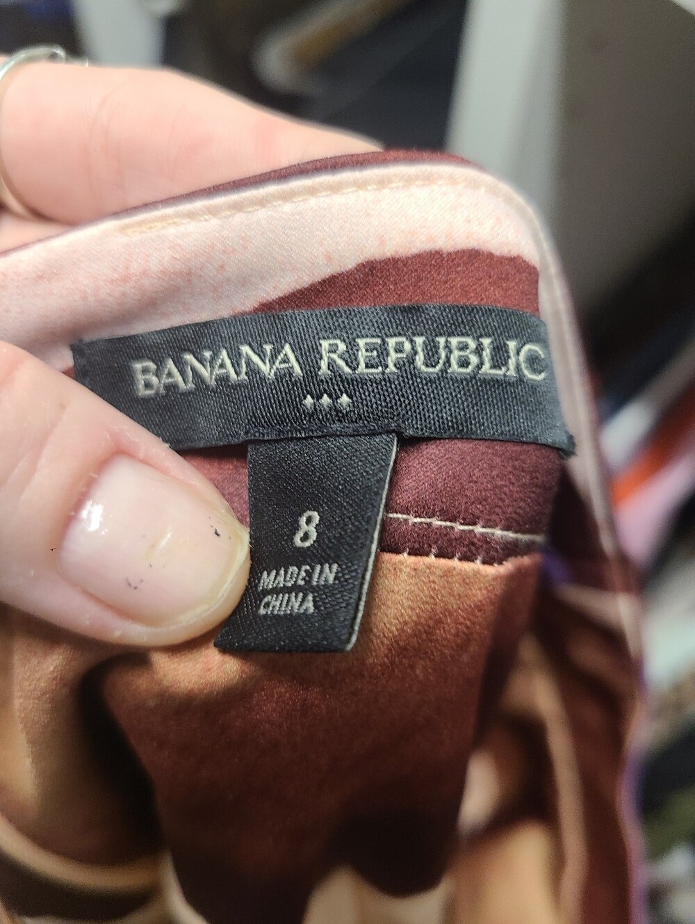 Banana Republic Multi Color Stripe Drop Waist Midi Skirt - Picture 5 of 6